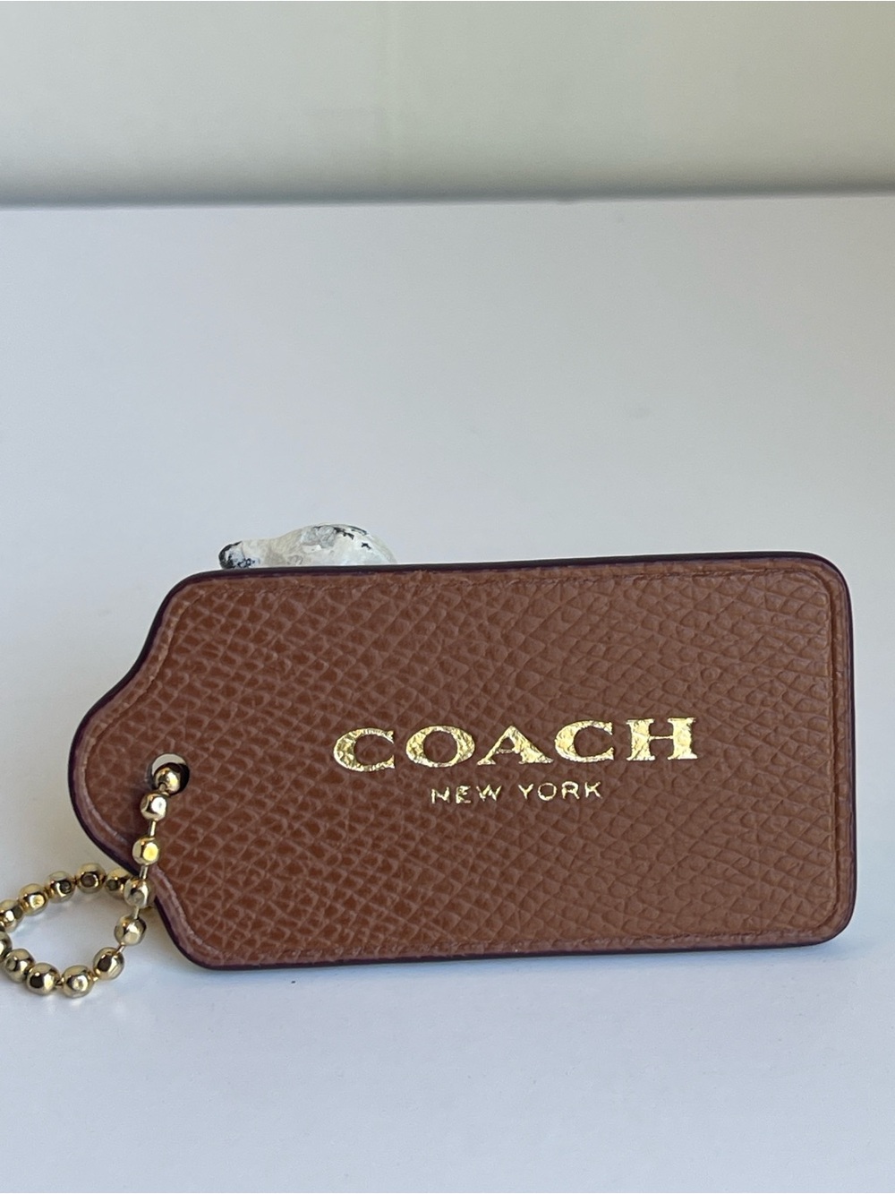 💥4/$25💥 3” COACH Leather Fob Bag Charm Keychain
Hang Tag